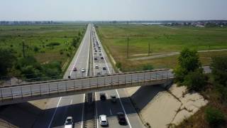 Trafic aglomerat pe Autostrada Soarelui la intrarea in Bucuresti la KM 14 - 06 august, 2017