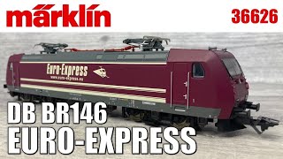 Euro Express Class 146 Electric Locomotive with DCC Sound  Märklin Model Railway Review 36626