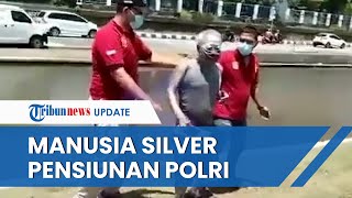 Viral Video Manusia Silver Kena Ciduk Satpol PP di Semarang, Ternyata Pensiunan Polisi