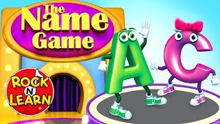 The Name Game - Identify the Letter That Starts Your Name