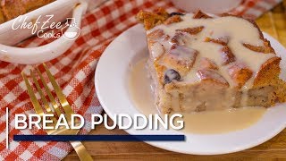 New Orleans Style Bread Pudding with Bourbon Cream Sauce | Pudin de Pan | Chef Zee Cooks