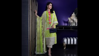 Sana Safinaz muslin 3pc Unstitched Embroidered Dress!! Code | 04