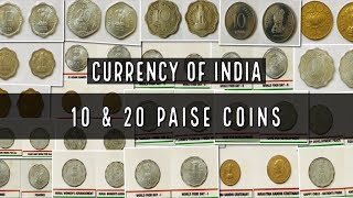 Currency Of India - 10 \u0026 20 Paise coins