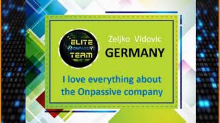 Onpassive - I love everything about the Onpassive company - Zeljko  Vidovic - GERMAN