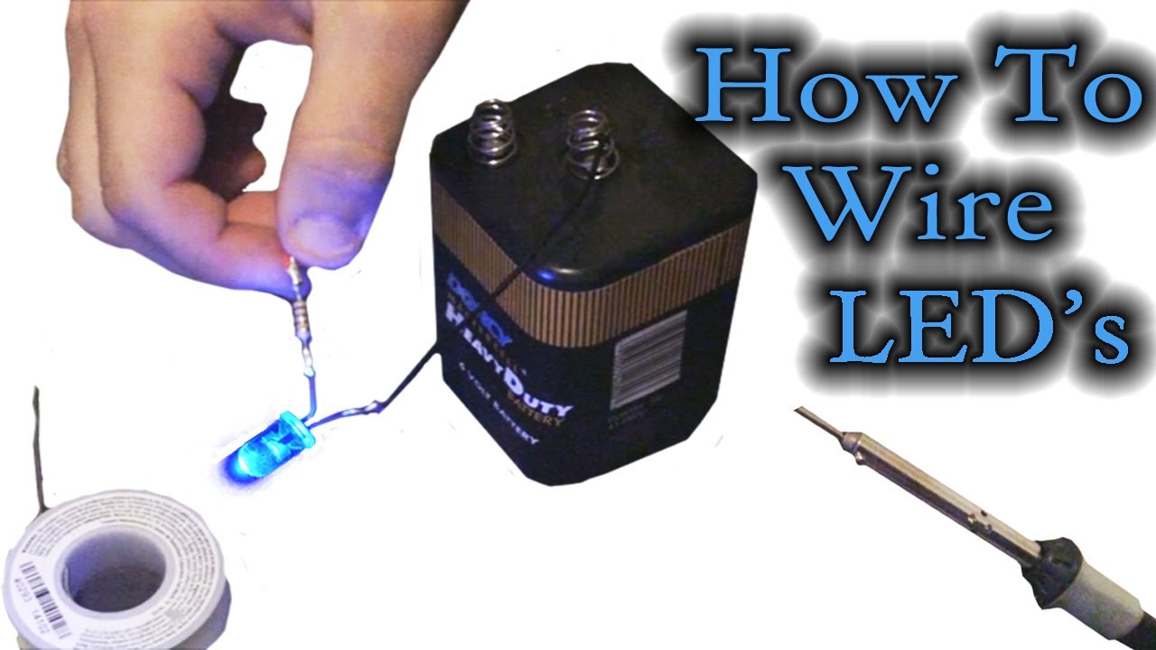 How To Wire LED's - YouTube