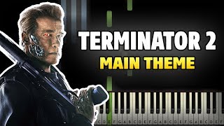 Terminator 2 - Main Theme Piano Tutorial (Sheet Music + midi)