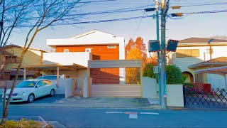 4K Japan Walk - Relaxing Weekend Walk |  Modern Japanese Houses in Saitama , Japan • 4K HDR　#100