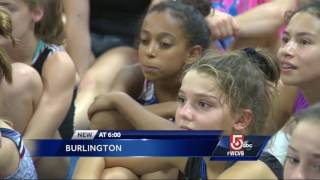 Aly Raisman visits young gymnasts in Burlington