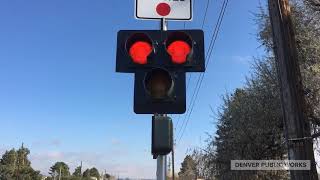 How HAWK Crosswalk Signals Work