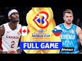 QUARTER-FINALS: Canada v Slovenia | Full Basketball Game | FIBA Basketball World Cup 2023