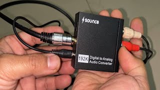 SPDIF Coaxial digital cable adapter fitting from TV to an amplifier or soundbar #audio