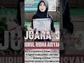 nurul ridha aisyah meraih juara 3 lks 2025 bidang lomba graphic desain technologi