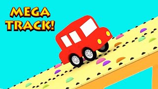 MEGATRACK! - Cartoon Cars - Cartoons for Kids!
