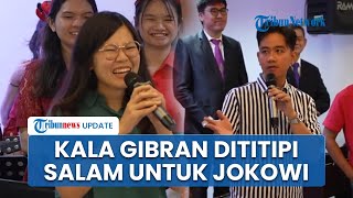 Jawaban Singkat Wapres Gibran Dititipi Salam Remaja GKI Wahid Hasyim untuk Jokowi hingga Kaesang