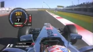 F1 Austin 2012 - FP3 Lewis Hamilton Onboard lap