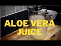 ALOE VERA GINGER LEMON JUICE | HOW TO MAKE ALOE VERA JUICE NATURAL BENEFITS CURES Chef Ricardo !