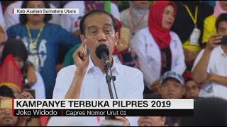 Jokowi Targetkan 70% Suara di Kabupaten Asahan