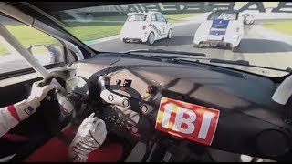 Abarth - 695 EVO - POV Onboard 360° at Trofeo Abarth Selenia Mugello Circuit