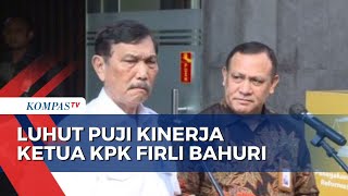 Luhut Puji Firli Bahuri: Berhasil Cegah Korupsi Meski OTT Berkurang