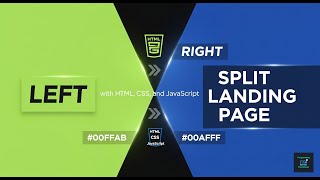 How to Build a Split Landing Page with HTML, CSS & JavaScript Beginner Friendly Tutorial