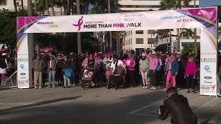 More than Pink walk brings in thousands of people for breast cancer awareness