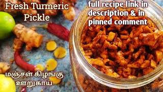 Raw Turmeric Pickle - Turmeric Pickle #shorts #pickles