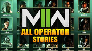 Modern Warfare 2: All Operators Stories!