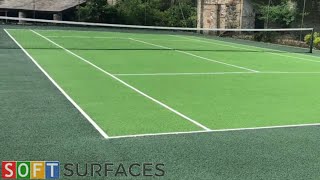 Tennis Court Surfacing Rejuvenation in Newcastle, Tyne & Wear | Clean & Paint Job