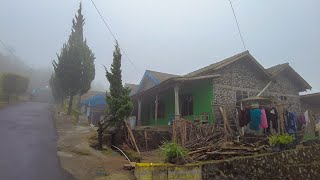 Morning Atmosphere in the Village at the End of the Slope of Merapi, The Last Village