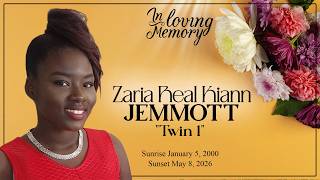Celebrating the Life of Zaria Real Kiann Jemmott