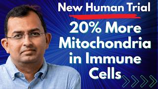 New Human Trial: 20% More Mitochondria in Immune Cells | Dr Anurag Singh