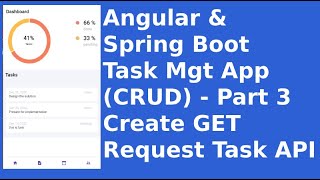 GET Request Spring Boot - Angular & Spring BootTask Mgt App (CRUD) Part 3