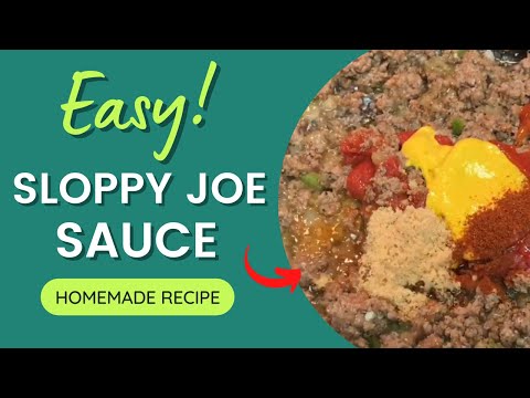 Super Easy Sloppy Joes Recipe