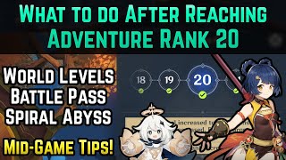 Adventure Rank 20 Features + Mid Game Progression Tips! | Genshin Impact Guide