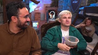 QT is getting jealous of Squeex and Ludwig's bromance...