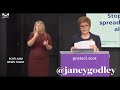 😂 janey godley in hilarious nicola sturgeon sketch jokes covid can leave men with floppy boabies 😂