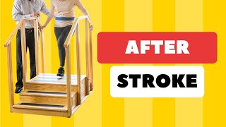 After Stroke: How to Go Up & Down Stairs (with & without railing)