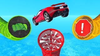 Which Tube Is The CORRECT WAY? - GTA 5 Funny Moments
