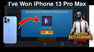 I have Won iPhone 13 Pro Max in PUBG Mobile Event