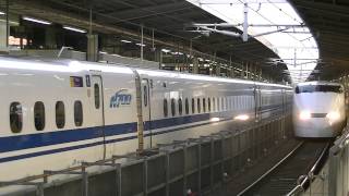 [FHD]東海道新幹線300系名古屋駅に入線！