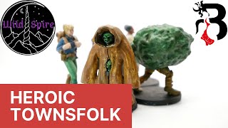 Heroic Townsfolk D\u0026D Miniatures from Wildspire