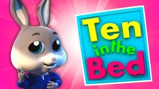 dieci nel letto | rima per bambini | piccola canzone | Ten In The Bed | Numbers  Song | Kids Rhyme