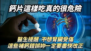 鈣片這樣吃真的很危險！醫生提醒：不想腎臟受傷，這些補鈣錯誤妳一定要盡快改正！#老年健康 #生活經驗 #老年生活