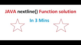 JAVA input problem with nextLine() function | Solution