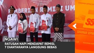 NGAWI - Ratusan NAPI Mendapat Remisi, 7 Diantaranya Langsung Bebas