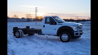 2013 Ford F-450 XL - Cab Chassis -  F450 4WD 6.7L V8 Power Stroke - SK# A56809