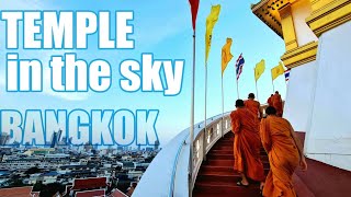 【4K】Temple of the Golden Mount (Virtual Tour) - Wat Saket in Bangkok, Thailand