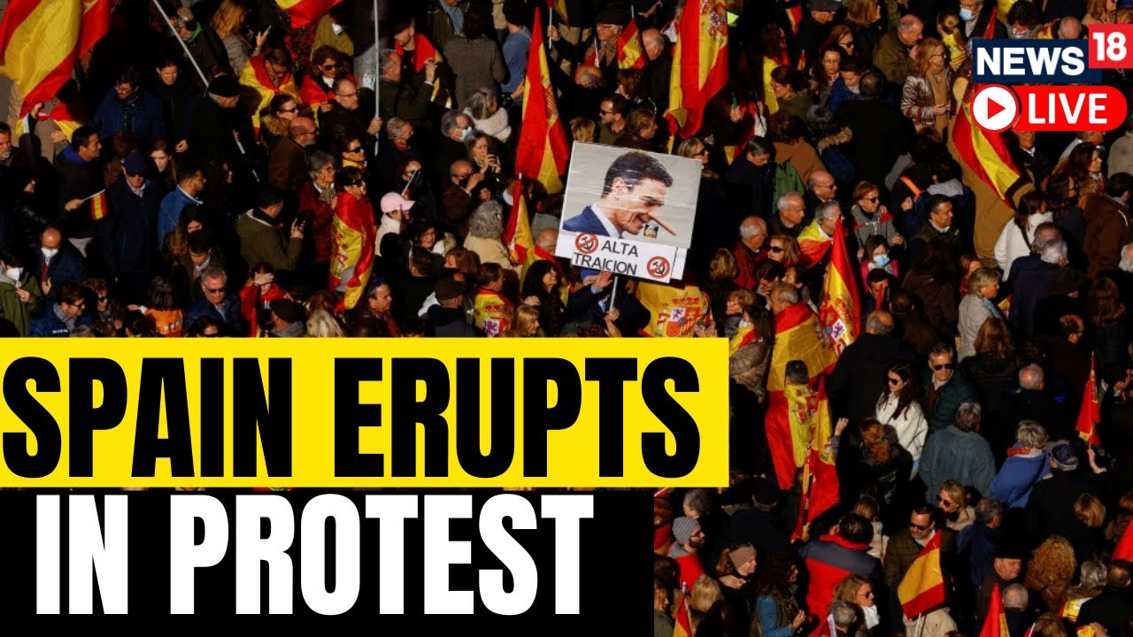 Spain Protests Live Updates | Thousands Protest Against Spanish ...