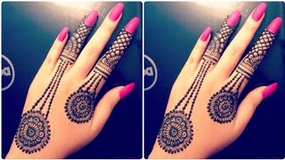 Simple Stylish Back hand Mehndi Design | Easy mehndi design | Simple mehandi design | Aasan Mehandi