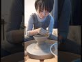 制作風景 陶芸 ろくろ potterywheel wheelthrown